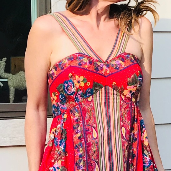 SOLD Vintage handmade 70s maxi sz XS - Picture 3 of 6